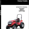 Mahindra Tractor 1640 Shuttle HST Cabin Operator Manual