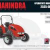 Mahindra Tractor 2525 4WD Operator Manual