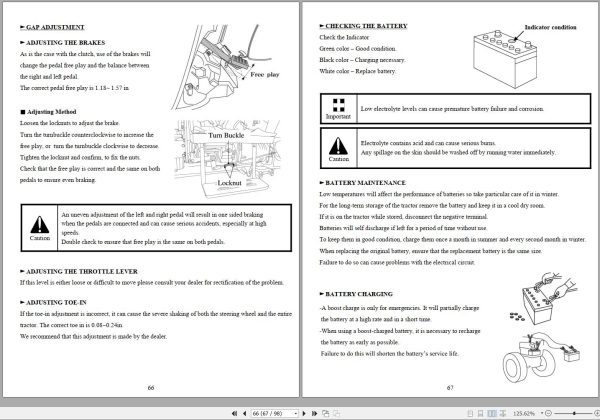 Mahindra Tractor 2638 HST Cab Operator Manual 1