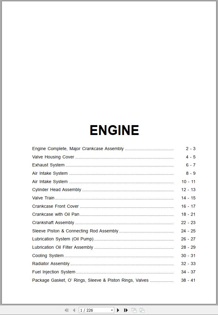 Mahindra Tractor 30 Series 6030 6530 7030 Parts Manual