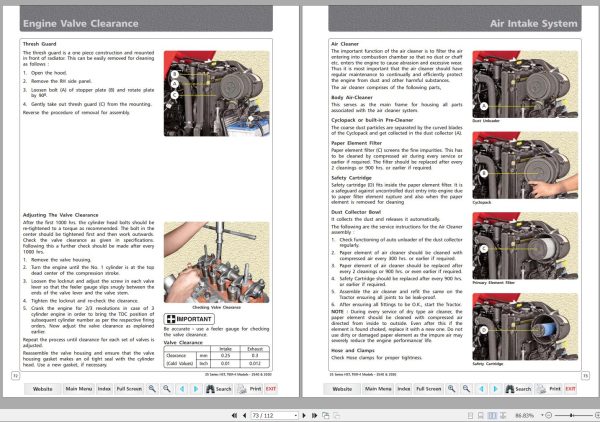 Mahindra Tractor 3540 3550 HST Operator Manual 1