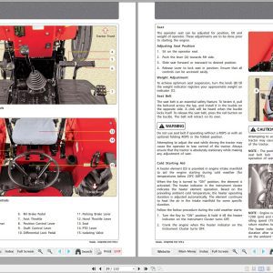 Mahindra Tractor 4540 4550 2WD Operator Manual 1