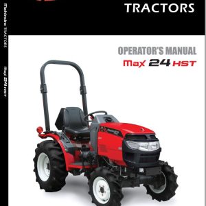 Mahindra Tractor Max 24 HST Operator Manual