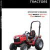 Mahindra Tractor Max 26XLT Shuttle HST Operator Manual
