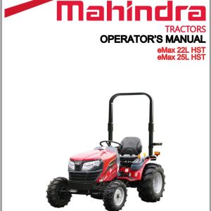 Mahindra Tractor eMax 22L 25L HST Operator Manual