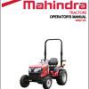 Mahindra Tractor eMax 22L Operator Manual
