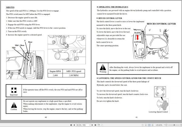 Mahindra Tractor eMax 22L Operator Manual 1