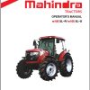 Mahindra Tractor m105XLP m105XLS Operator Manual