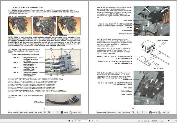 Mahindra Tractor mPOWER Series ML272 ML273 ML274 ML278 Operator Manual 1