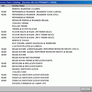 Mazda Asia LHD EPC 07.2022 Spare Parts Catalog DVD 6