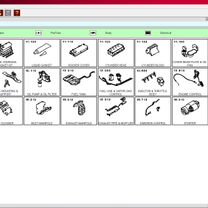 Mitsubishi ASA General Export 10.2022 Spare Parts Catalog Database 2