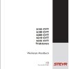 Steyr Agricultural Tractor 6165 6180 6200 6210 6225 CVT Workshop Manual DE