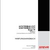 Steyr Agricultural Tractor 6270 6300 TERRUS CVT Maintenance Manual DE