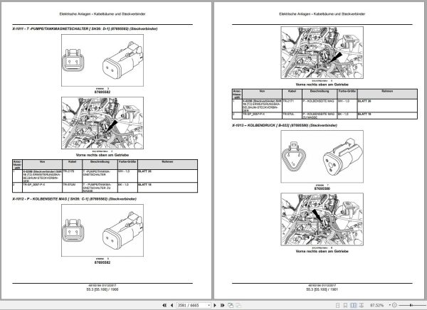 Steyr Agricultural Tractor 6270 6300 TERRUS CVT Maintenance Manual DE 1