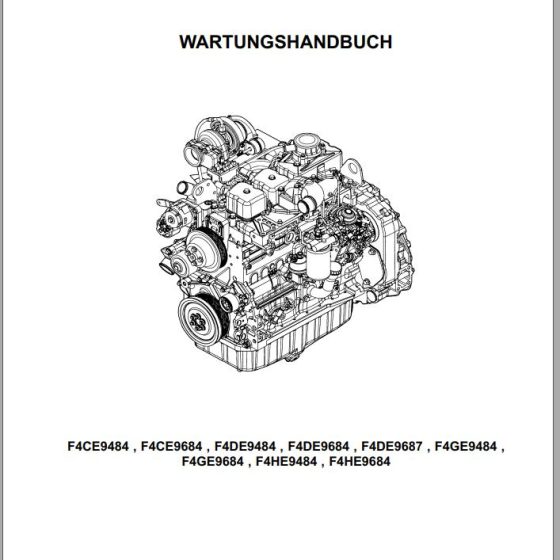 Steyr Agricultural Tractor Engines CNH F5C F5A Manual DE