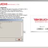 Takeuchi DIAGMASTER 4.1.0 2015 Diagnostics Software DVD 2