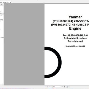 Yanmar Diesel Engine Parts Catalogues 345 MB 2022 PDF CD 4
