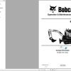 Bobcat Compact Excavator E10e Operation and Maintenance Manual 7371588 2019