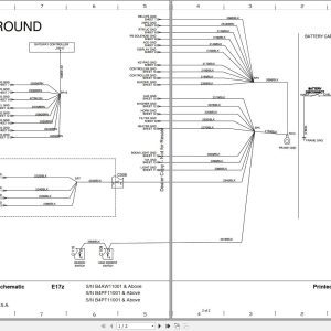 Bobcat Compact Excavator E17z Hydraulic and Electric Schematic
