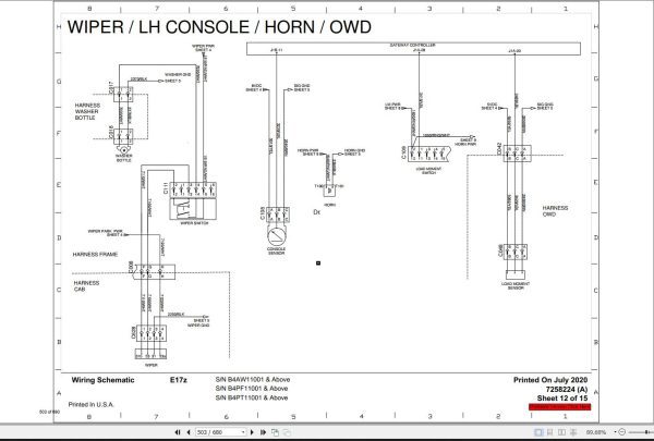 Bobcat Compact Excavator E17z Service Manual 2020 1