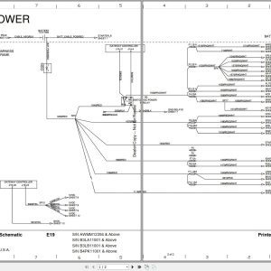 Bobcat Compact Excavator E19 Electric and Hydraulic Schematic