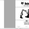 Bobcat Compact Excavator E19 Service Manual 7255013 2020