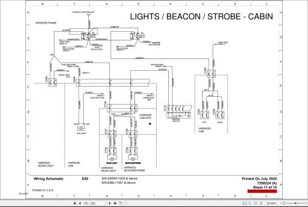 Bobcat Compact Excavator E20 Service Manual 7255008 2020 1