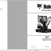 Bobcat Compact Excavator E27 Service Manual 7349758 2021