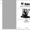 Bobcat Compact Excavator E27z Operation and Maintenance Manual 2020