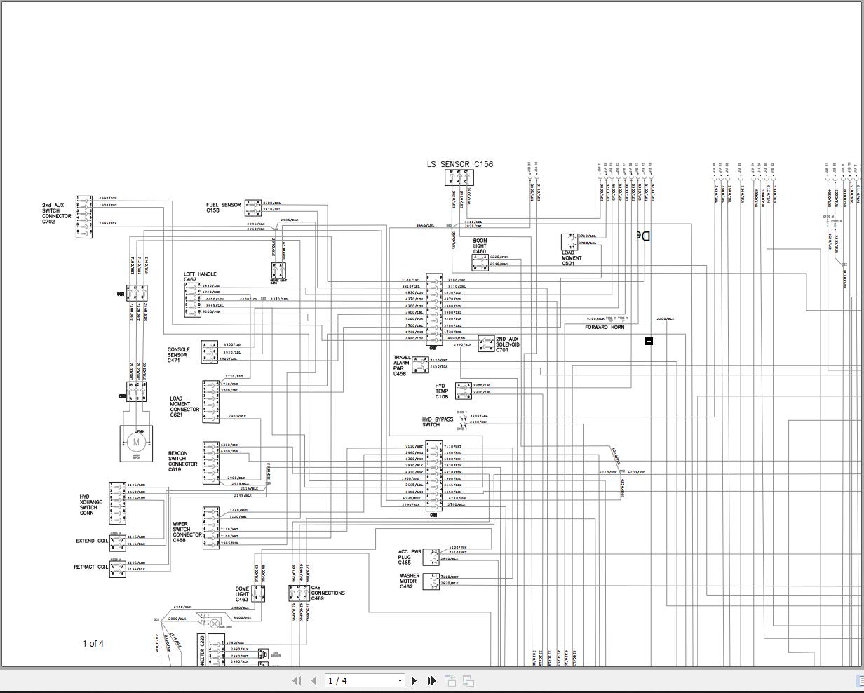 Bobcat Compact Excavator E32 Electric and Hydraulic Schematic