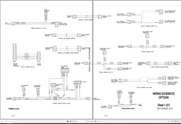 Bobcat Compact Excavator E32i Electric and hydraulic Schematic