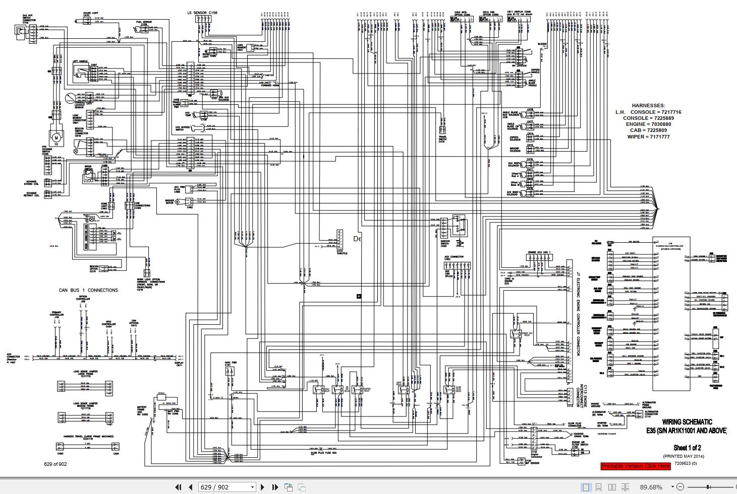 Bobcat Compact Excavator E35 Service Manual 6990712 2020