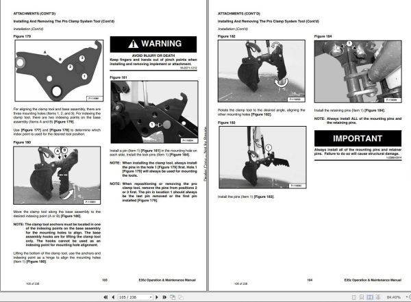 Bobcat Compact Excavator E35z Operation and Maintenance Manual 2020 1