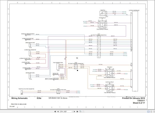 Bobcat Compact Excavator E35z Service Manual 2021 1