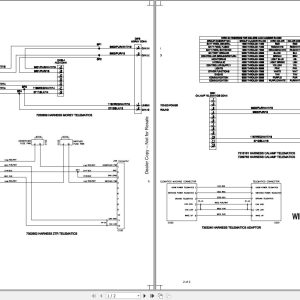 Bobcat Compact Excavator E45 Electric and Hydraulic Schematic