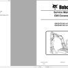 Bobcat Compact Excavator E85 Service Manual 2020