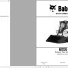 Bobcat Compact Track Loader T590 Service Manual 7398595 2020