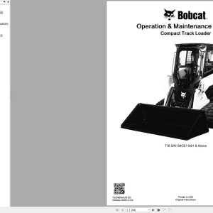 Bobcat Compact Track Loader T76 Operation and Maintenance Manual 2020
