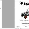 Bobcat Compact Tractor CT4045 CT4050 CT4058 Service Manual 7400445 2020