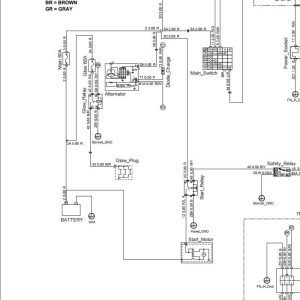 Bobcat Compact Tractor CT4045 CT4055 Electric and Hydraulic Schematic 1