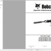 Bobcat Direct Drive Auger 10 15C 15H 30C 30H Operation and Maintenance Manual 6901180 11.2020