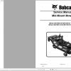 Bobcat Mid Mount Mower M60 M60 5 Service Manual 7376996 06.2020
