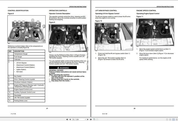 Bobcat Mini Track Loader MT100 Operation and Maintenance Manual 7408141 2020 1