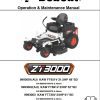 Bobcat Mower ZT3000 Operation and Maintenance Manual 4178913 2020