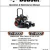 Bobcat Mower ZT6000 ZT6100 Operation and Maintenance Manual 4178815 2020