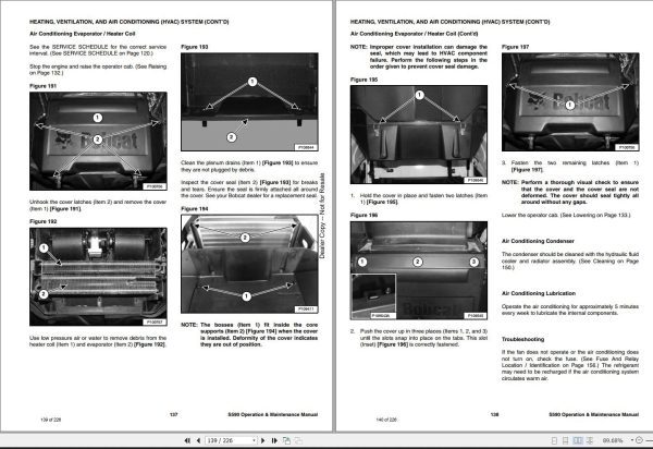 Bobcat Skid Steer Loader S590 Operation and Maintenance Manual 2020 1