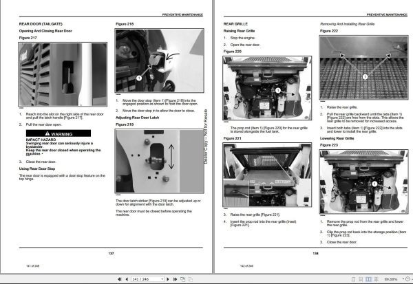 Bobcat Skid Steer Loader S62 Operation and Maintenance Manual 7353167 2020 1