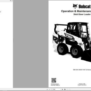 Bobcat Skid Steer Loader S66 Operation and Maintenance manual 2020