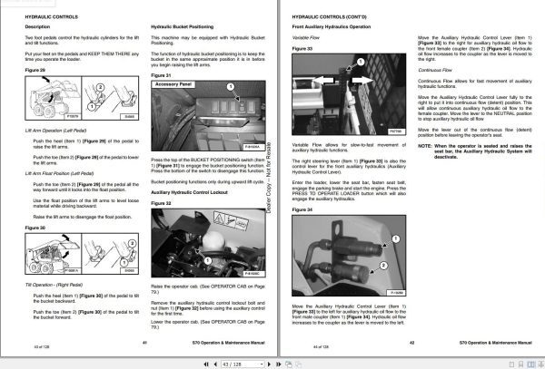 Bobcat Skid Steer Loader S70 Operation and Maintenance Manual 2020 1