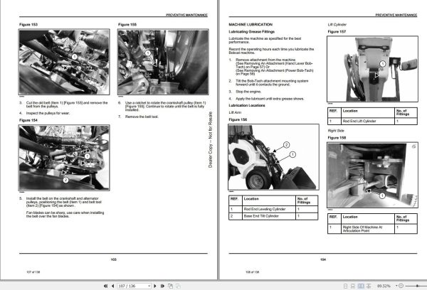 Bobcat Small Articulated Loader L28 Operation and Maintenance Manual 7389399 2020 1